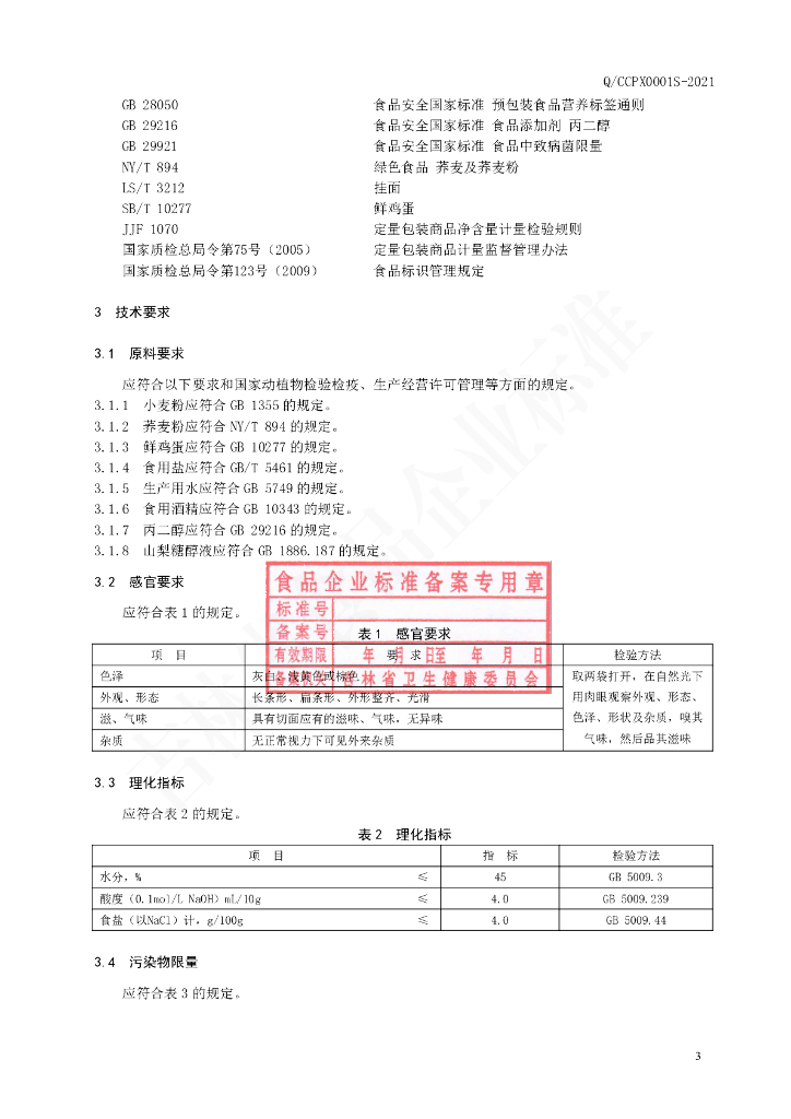 Q/CCPX 0001S-2021 标准预览