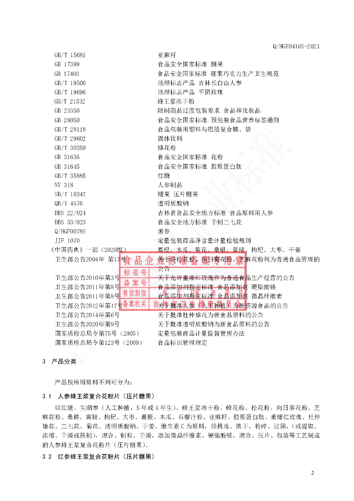 Q/HGF 0416S-2021 标准预览