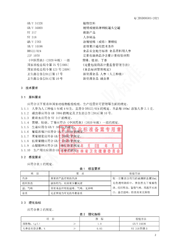 Q/JDSD 0058S-2021 标准预览