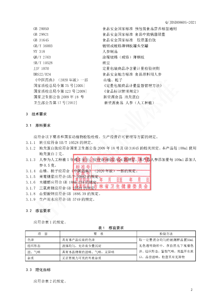 Q/JDSD 0060S-2021 标准预览