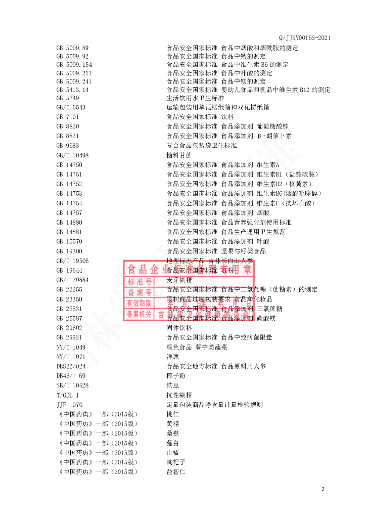 Q/JJSY 0016S-2021 标准预览