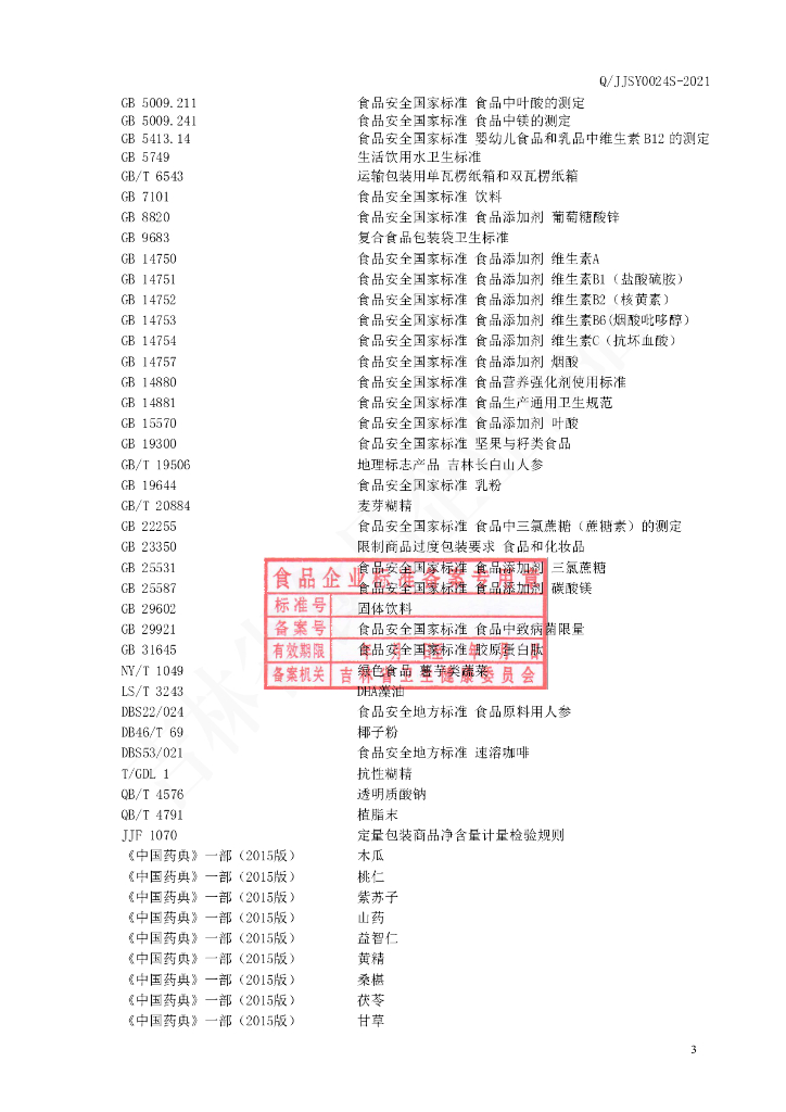 Q/JJSY 0024S-2021 标准预览