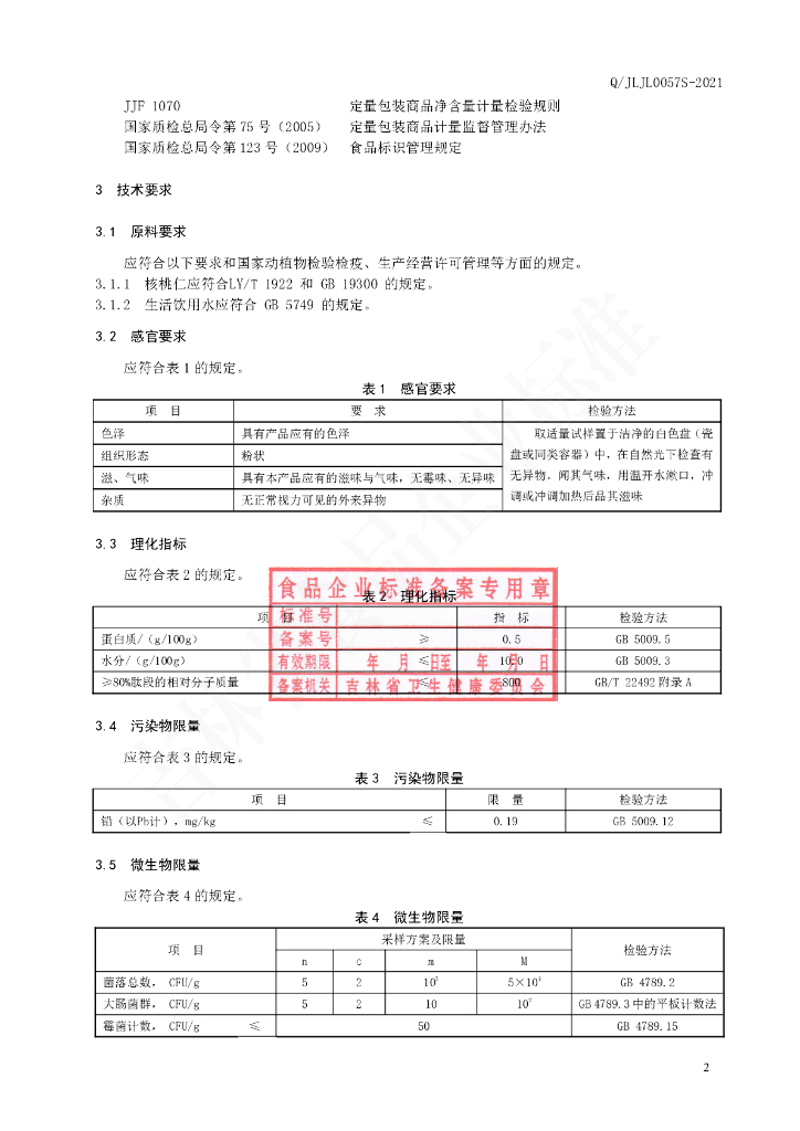 Q/JLJL 0057S-2021 标准预览