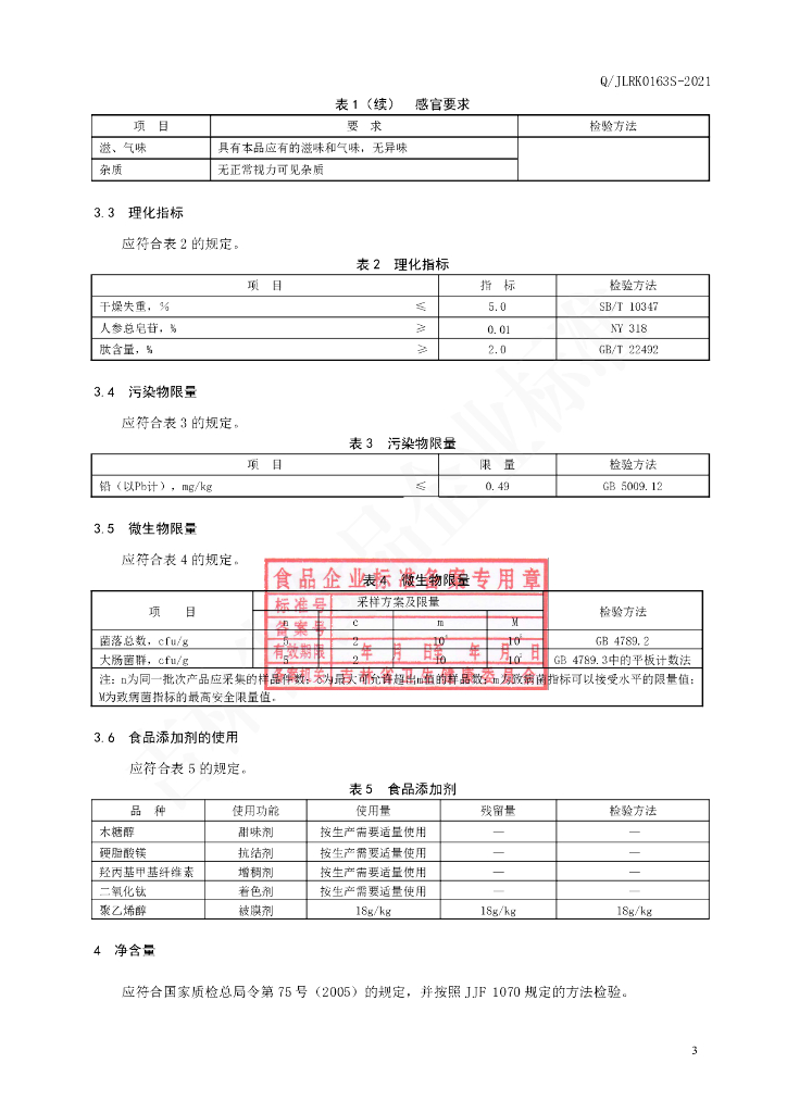 Q/JLRK 0163S-2021 标准预览