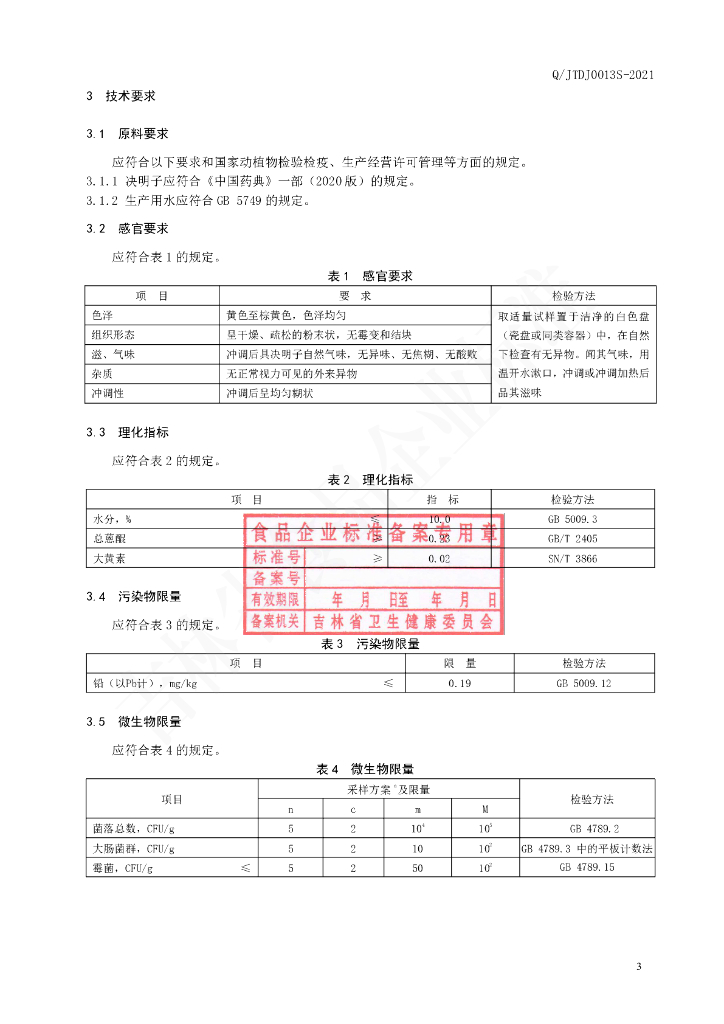 Q/JTDJ 0013S-2020 标准预览