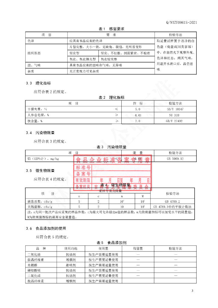 Q/NTZY 0061S-2021 标准预览