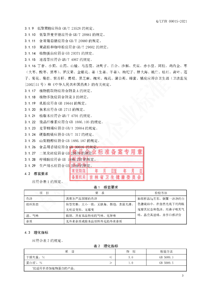 Q/LYYR 0001S-2021 标准预览