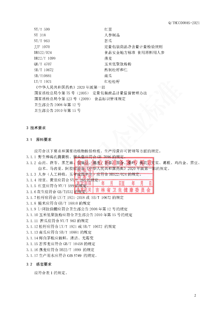 Q/THCC 0088S-2021 标准预览
