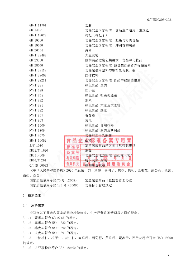 Q/JJN 0030S-2021 标准预览