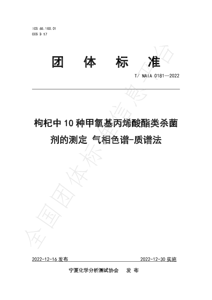T/NAIA 0181-2022 标准预览