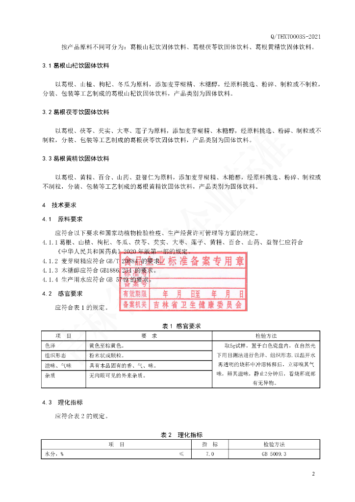 Q/THXT 0003S-2021 标准预览