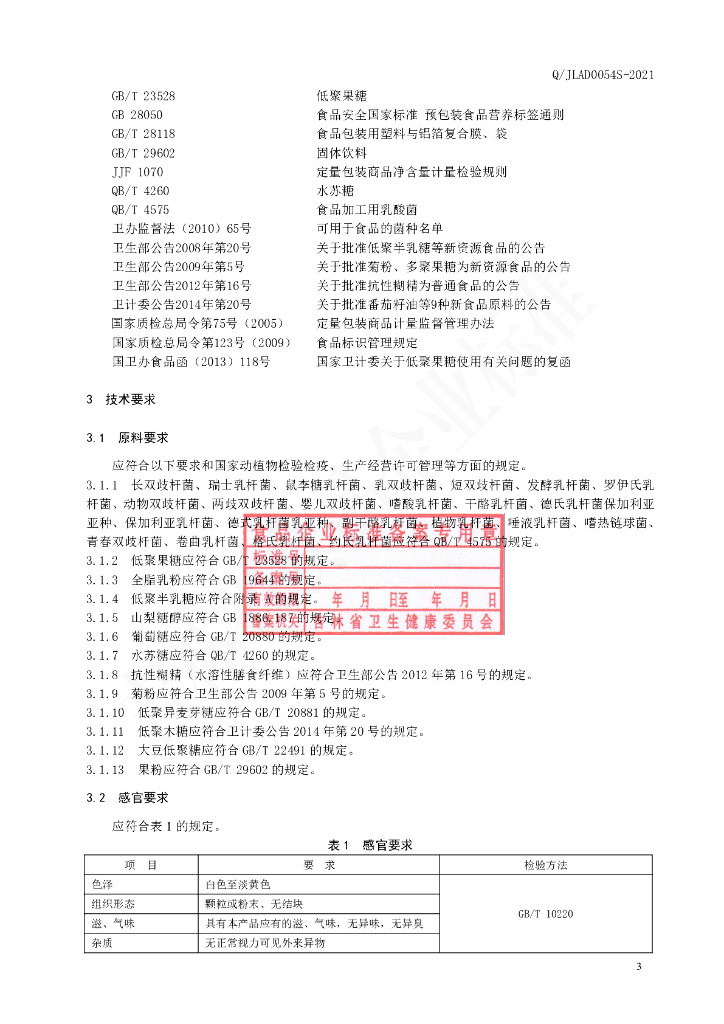 Q/JLAD 0054S-2021 标准预览