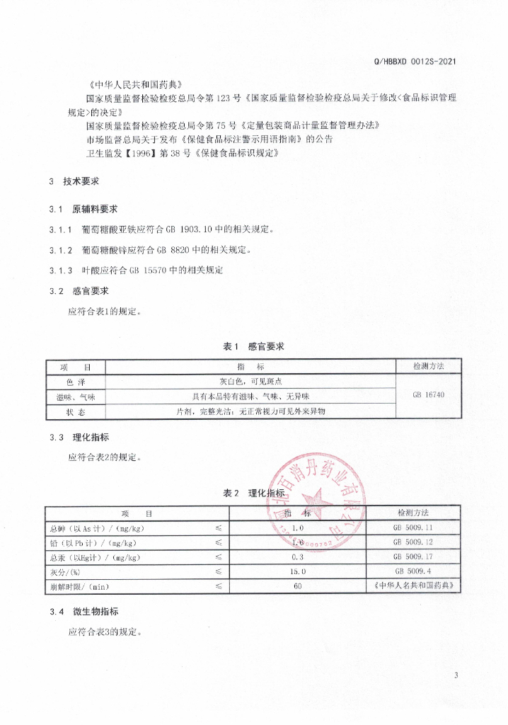 Q/HBBXD 0012S-2021 标准预览