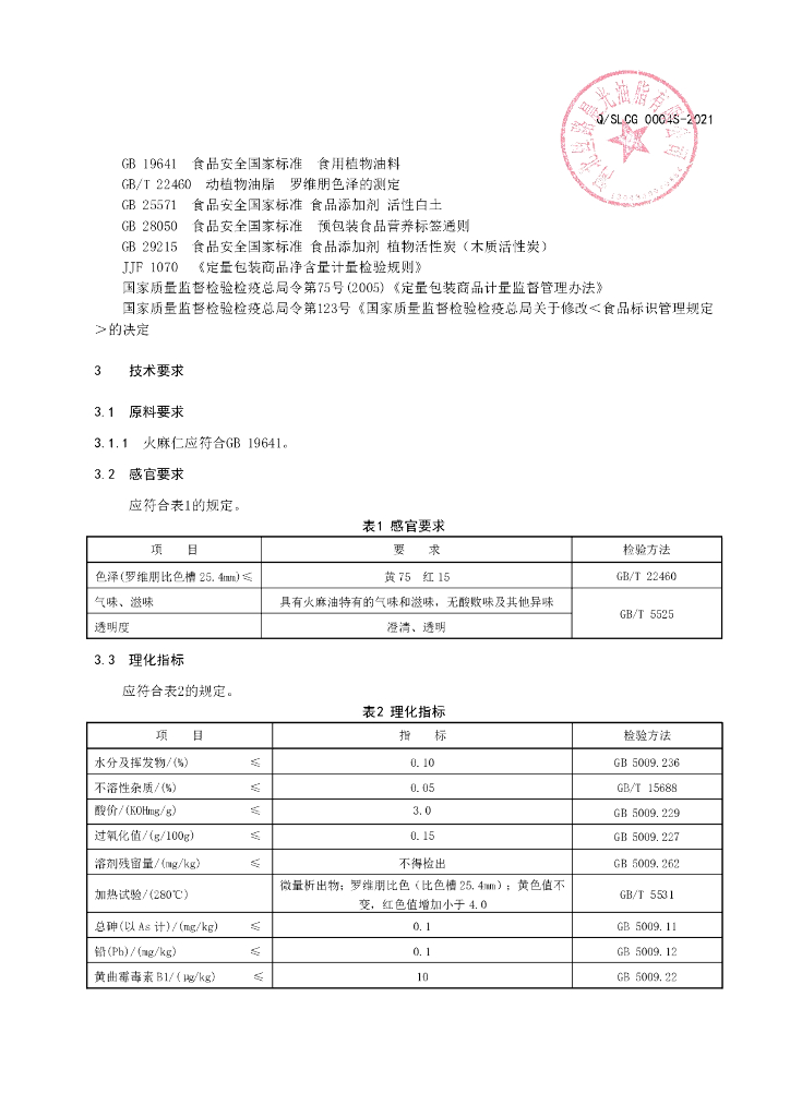 Q/SLCG 0004S-2021 标准预览