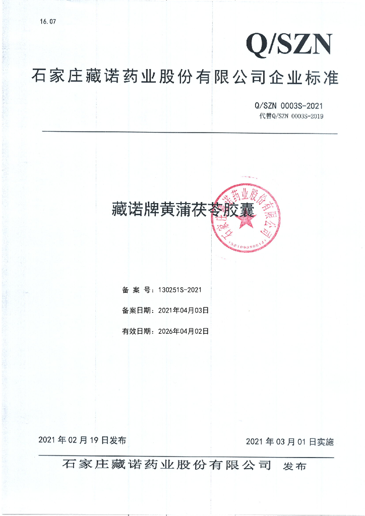 Q/SZN 0003S-2021 标准预览