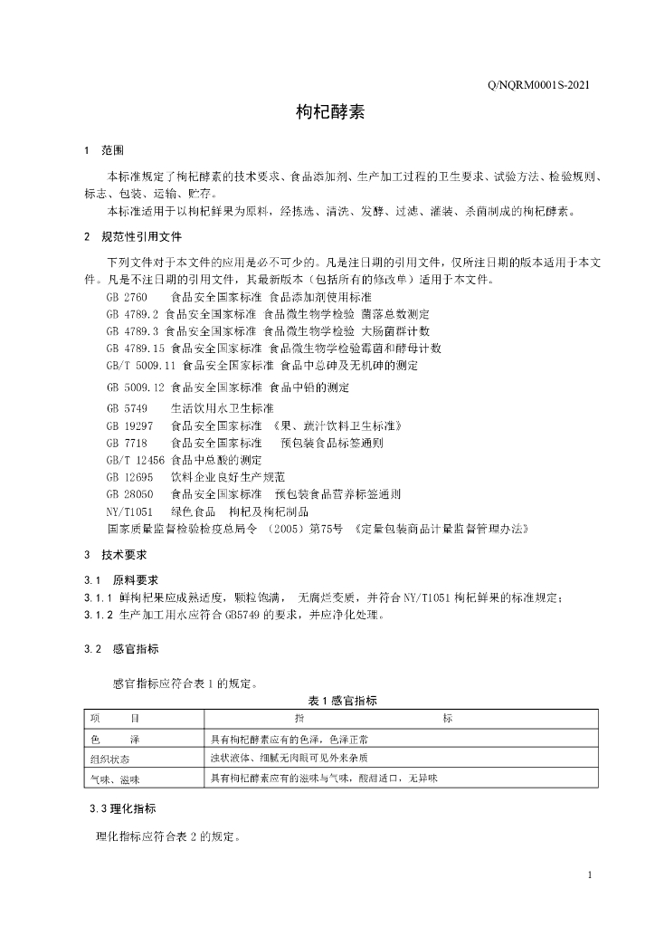 Q/NQRM 0001S-2021 标准预览