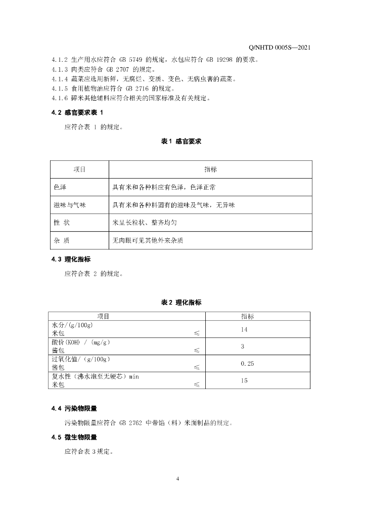 Q/NHTD 0005S-2021 标准预览