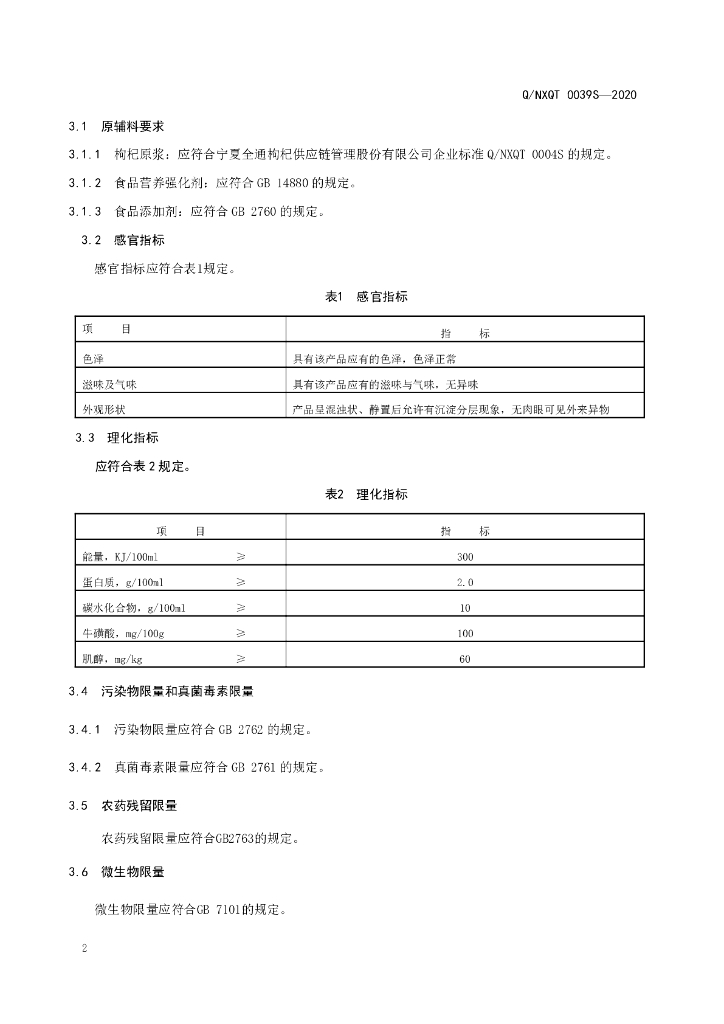 Q/NXQT 0040S-2021 标准预览