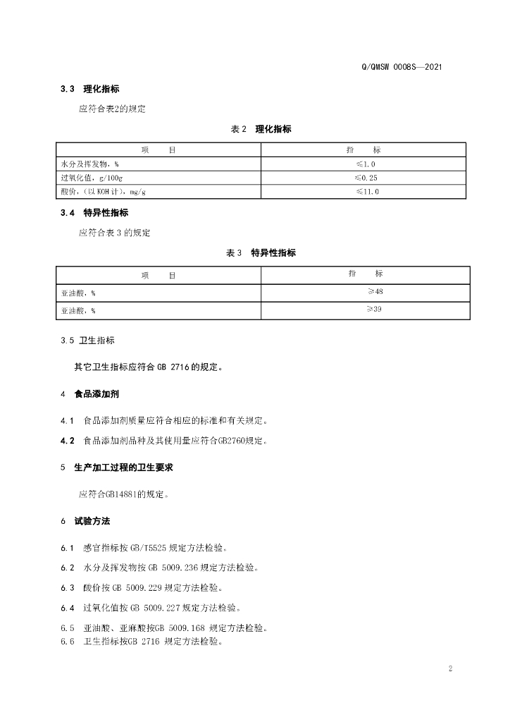 Q/QMSW 0008S-2021 标准预览