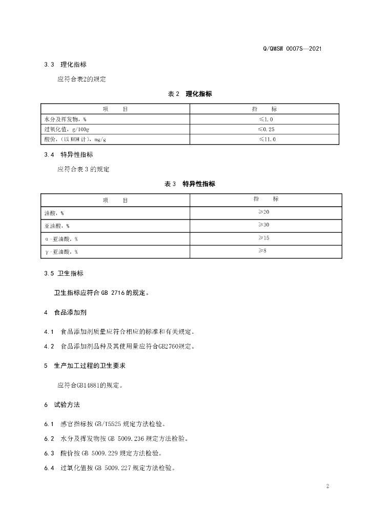 Q/QMSW 0007S-2021 标准预览