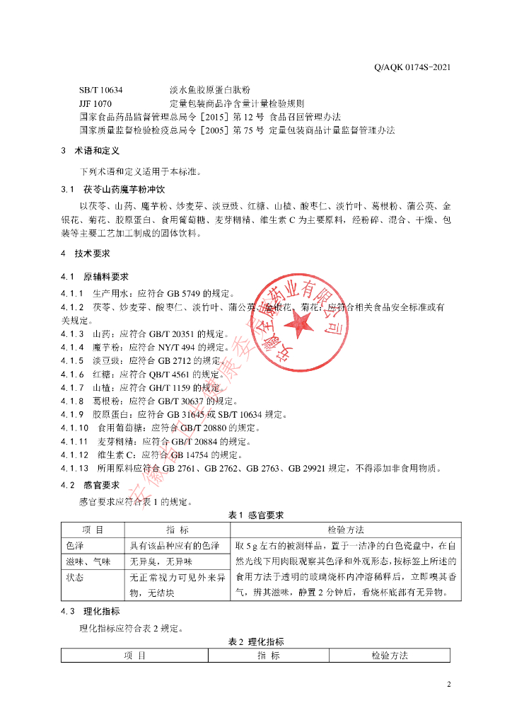 Q/AQK 0174S-2021 标准预览