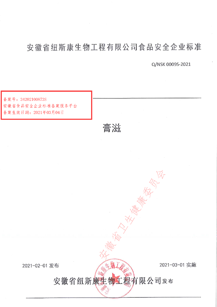 Q/NSK 0009S-2021 标准预览