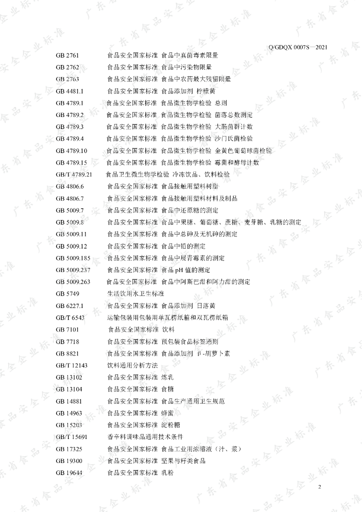 Q/GDQX 0007S-2021 标准预览