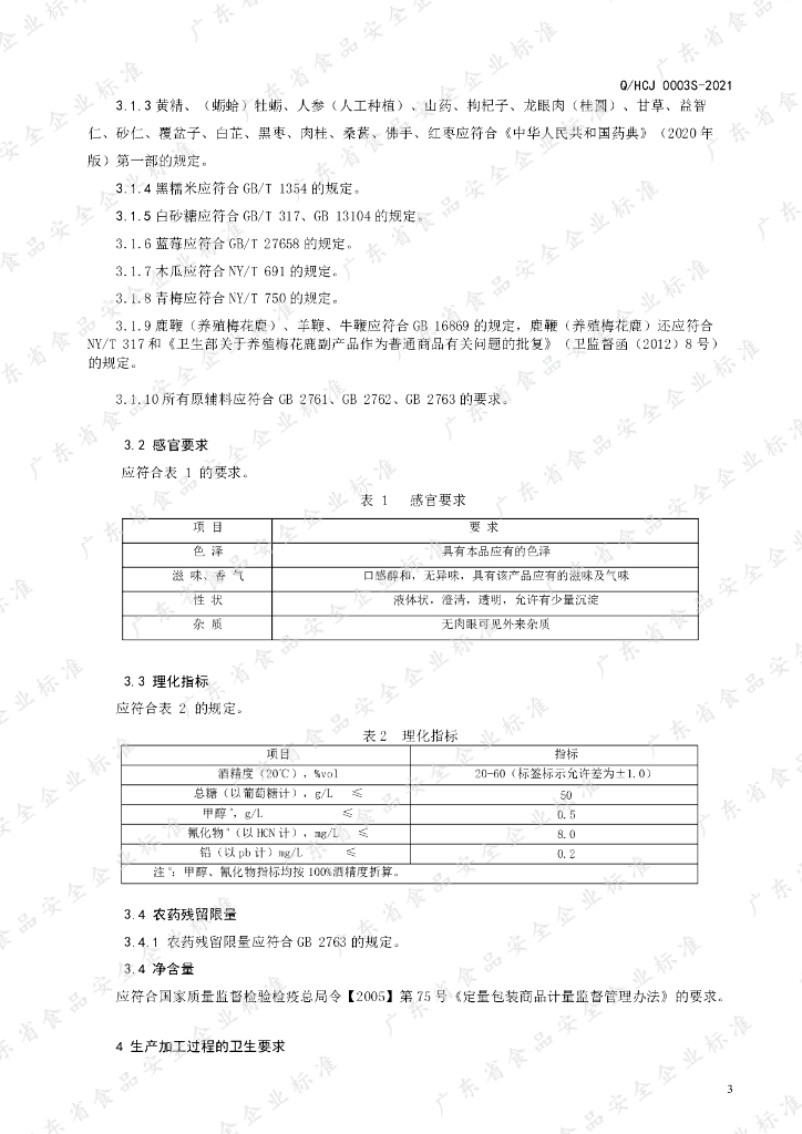 Q/HCJ 0003S-2021 标准预览