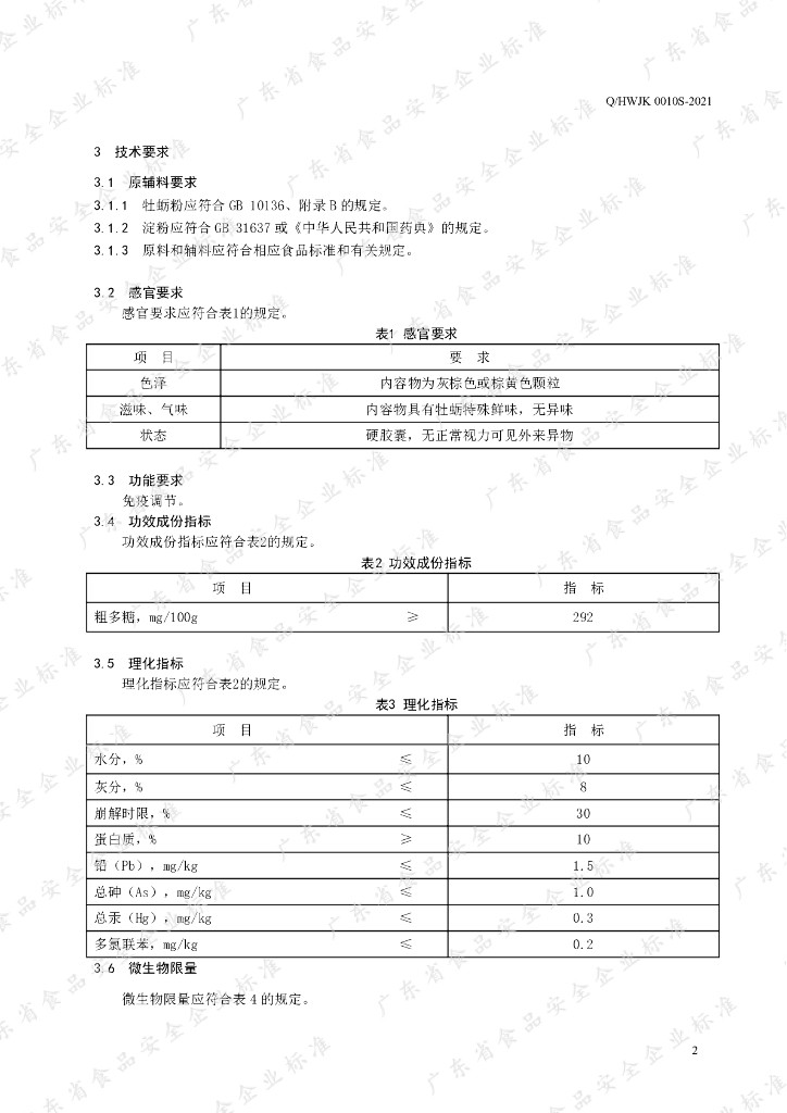 Q/HWJK 0010S-2021 标准预览
