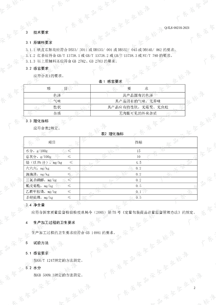 Q/JLS 0021S-2021 标准预览