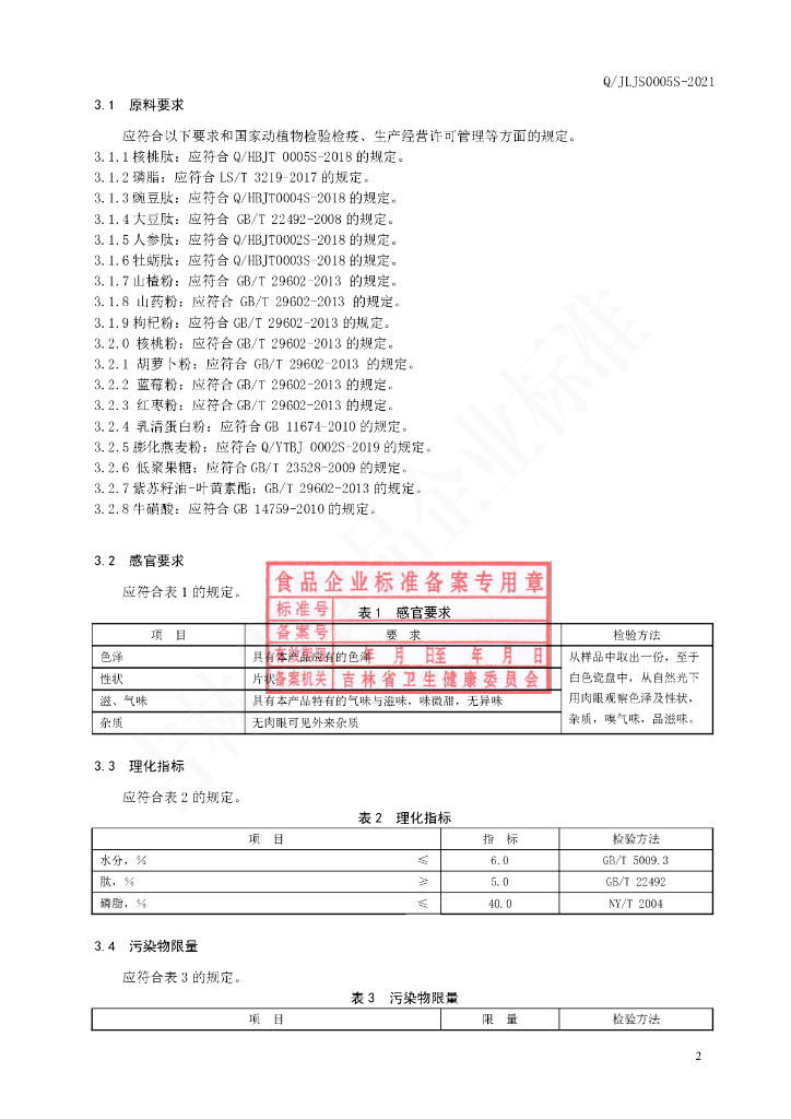 Q/JLJS 0005S-2021 标准预览