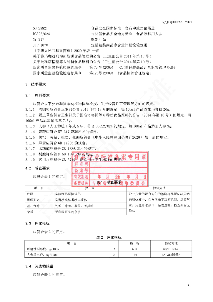 Q/JLQD 0069S-2021 标准预览