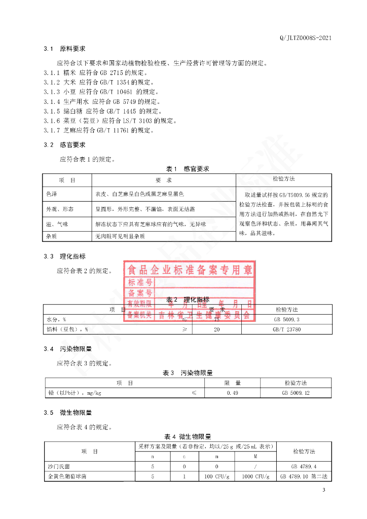 Q/JLTZ 0008S-2021 标准预览