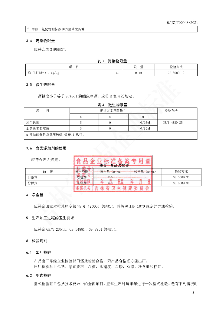 Q/JZJT 0004S-2021 标准预览