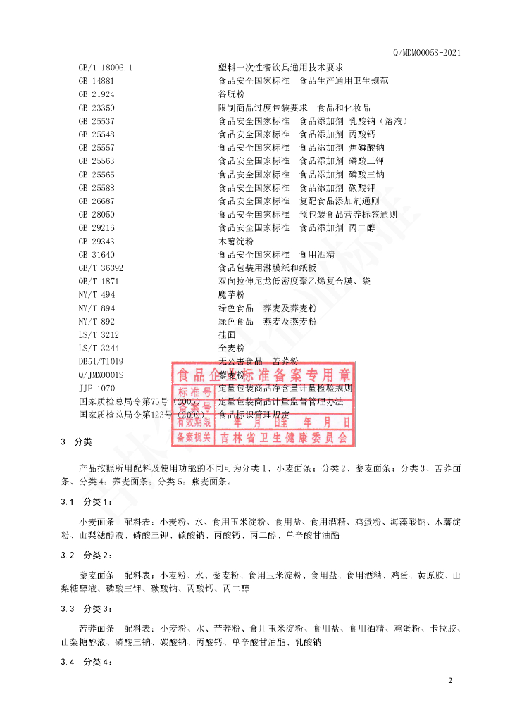 Q/MDM 0005S-2021 标准预览