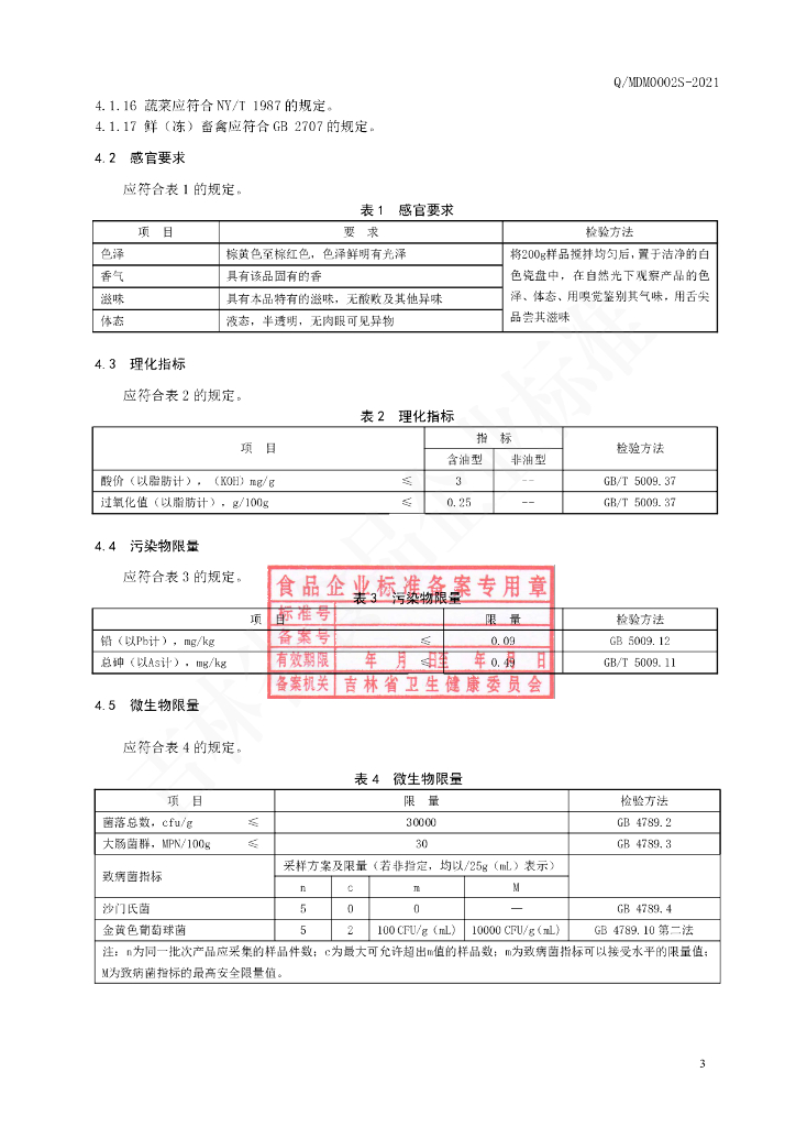 Q/MDM 0002S-2021 标准预览