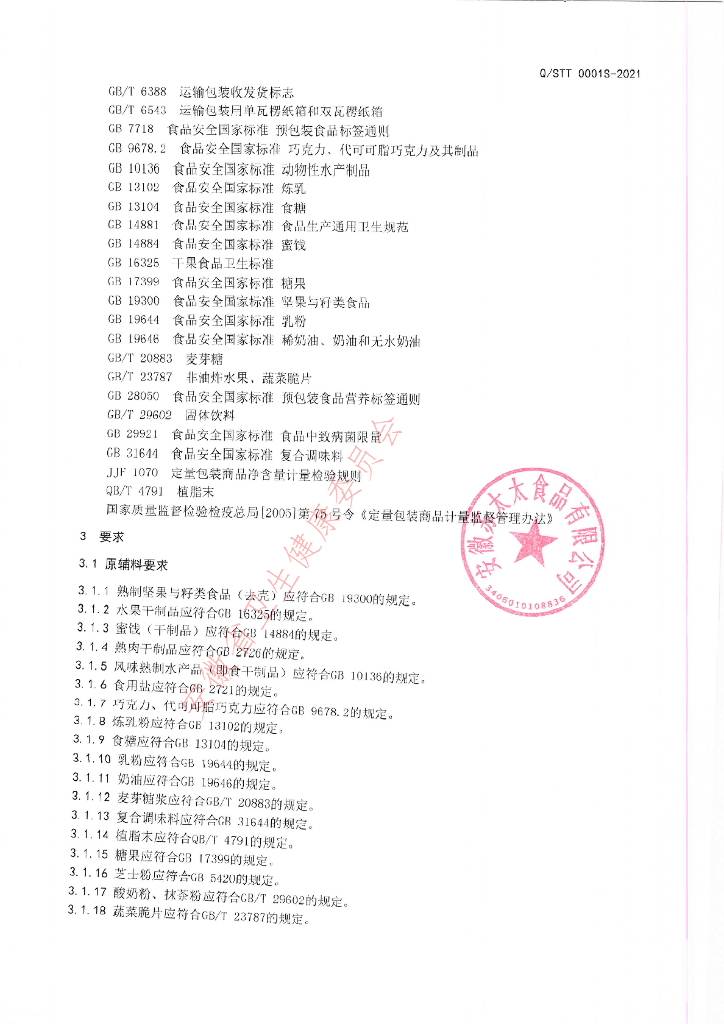 Q/STT 0001S-2021 标准预览