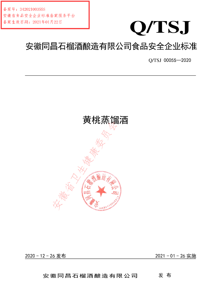 Q/TSJ 0005S-2020 标准预览