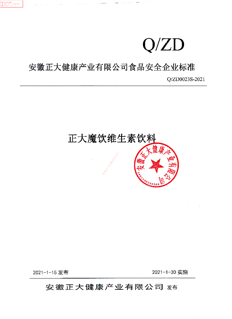 Q/ZD 0023S-2021 标准预览