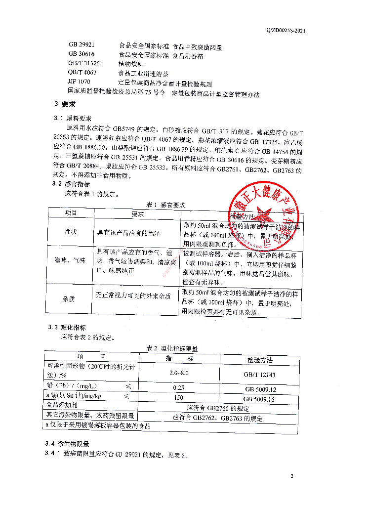 Q/ZD 0025S-2021 标准预览