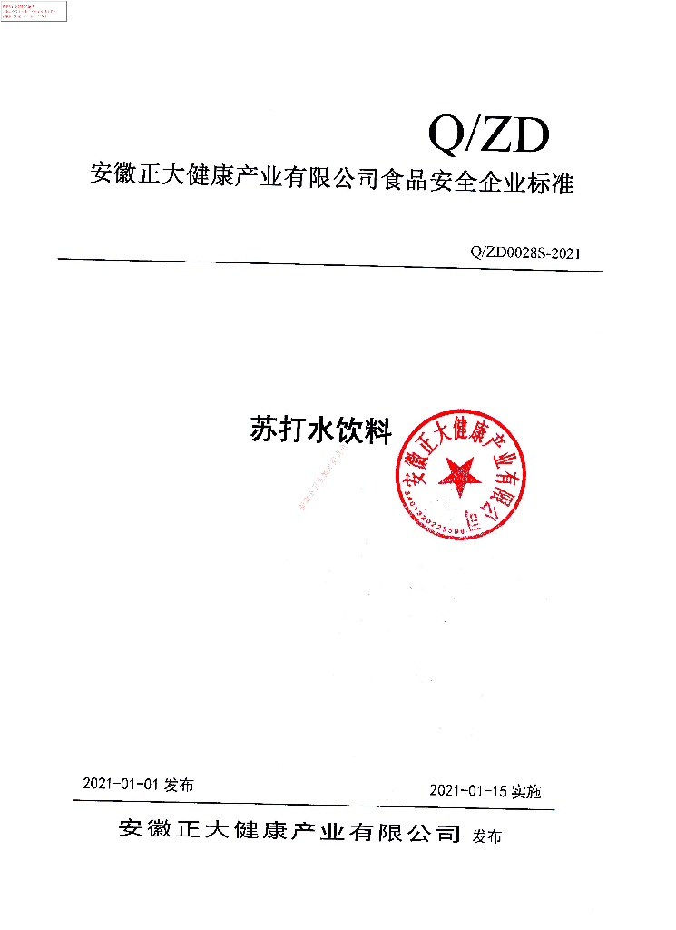 Q/ZD 0028S-2021 标准预览