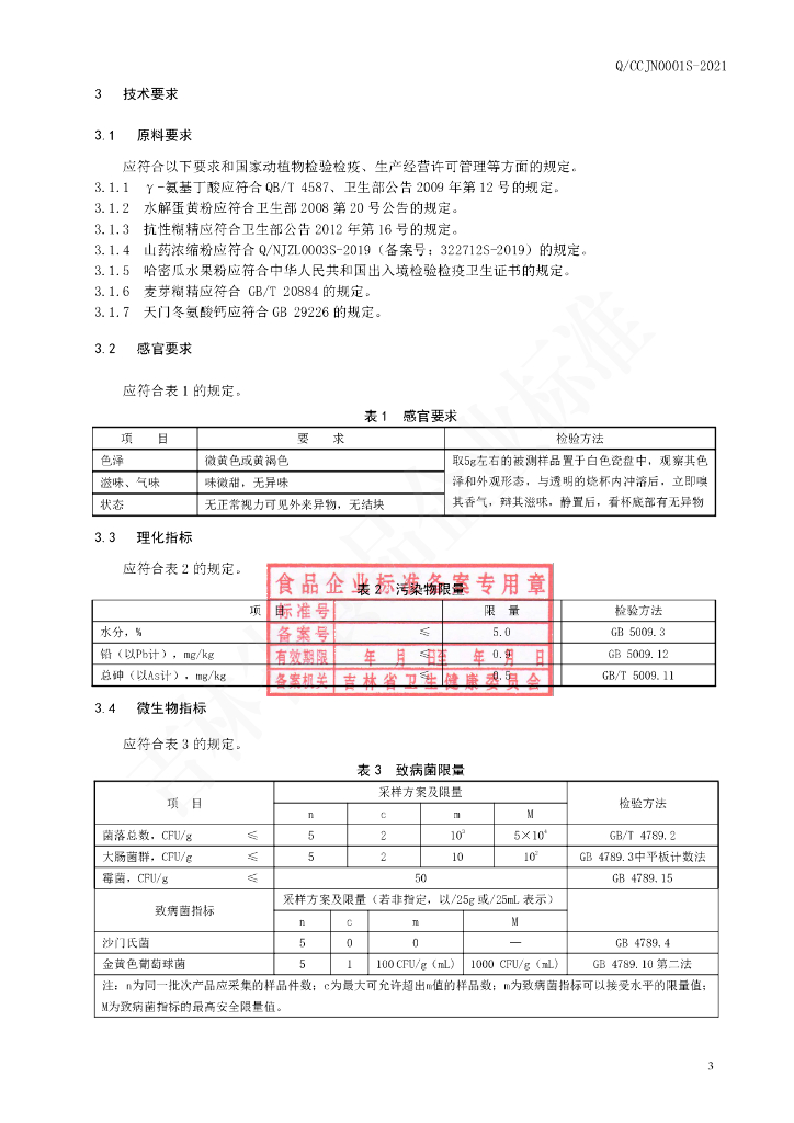 Q/CCJN 0001S-2021 标准预览