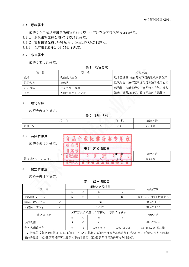 Q/JJSY 0058S-2021 标准预览