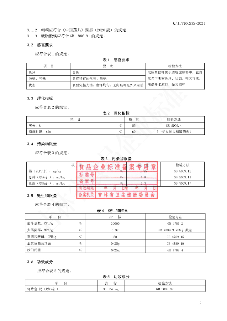 Q/JLYT 0023S-2021 标准预览