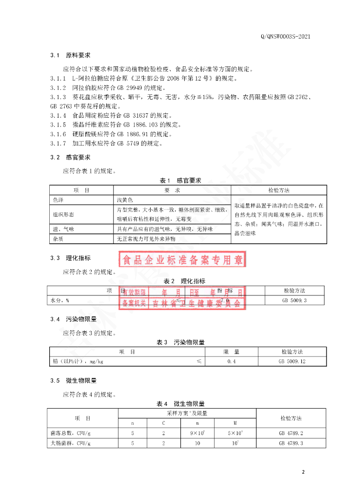 Q/QNSW 0003S-2021 标准预览