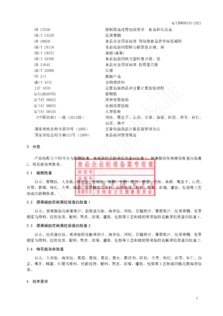 Q/CBW 0033S-2021 标准预览