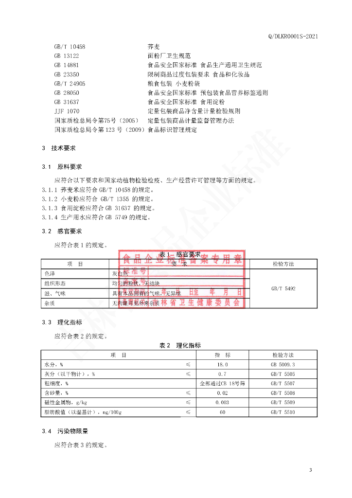 Q/DLKR 0001S-2021 标准预览