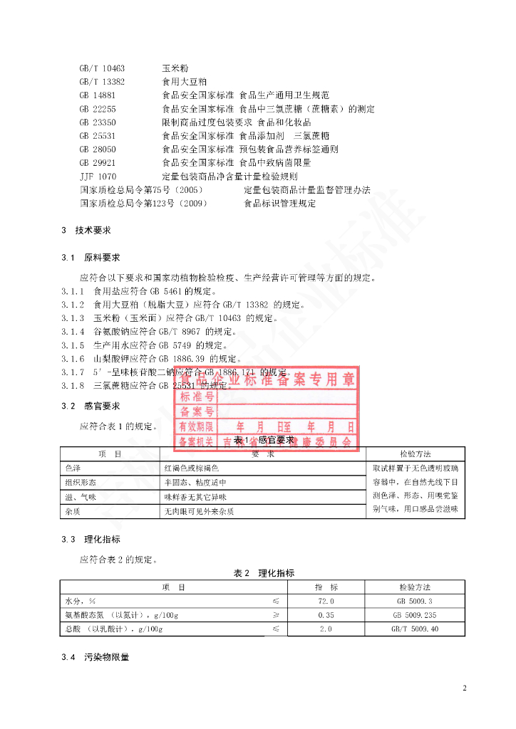 Q/CBK 0301S-2020 标准预览
