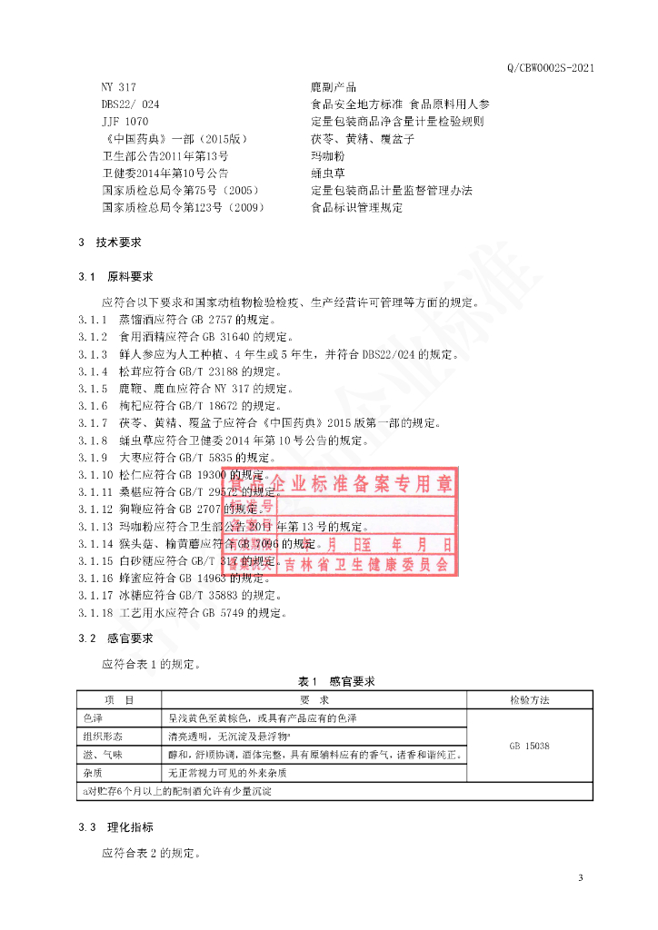 Q/CBW 0002S-2021 标准预览