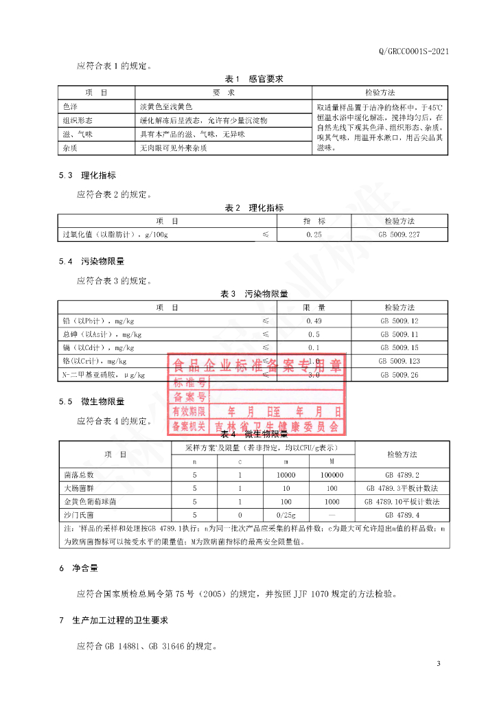 Q/GRCC 0001S-2020 标准预览